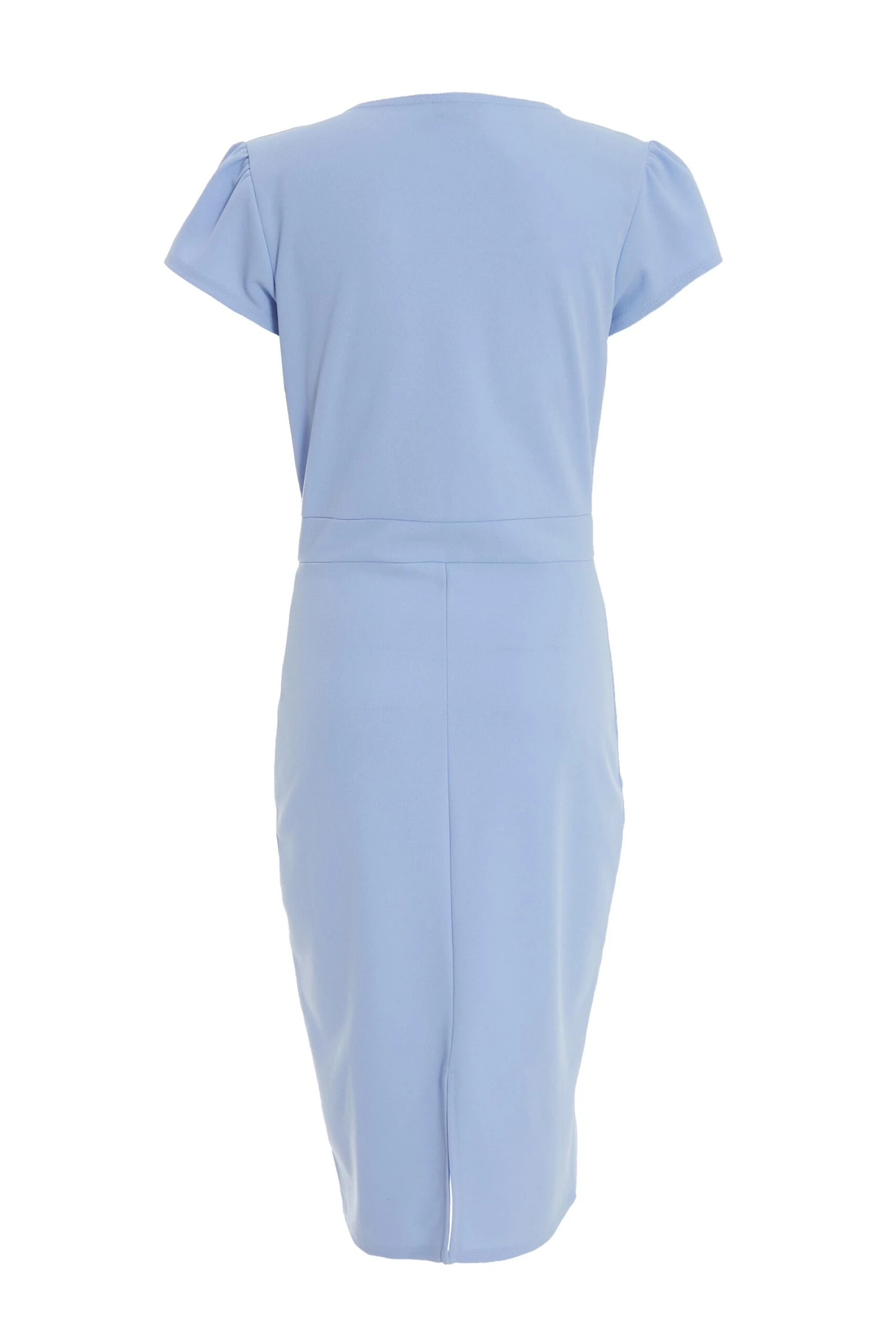 Light Blue Cap Sleeve Midi Dress 7 Light Blue Cap Sleeve Midi Dress - Image 5