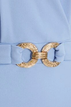 Light Blue Cap Sleeve Midi Dress 13 Light Blue Cap Sleeve Midi Dress -Outlet Clothyne Store 00100038248 ZS