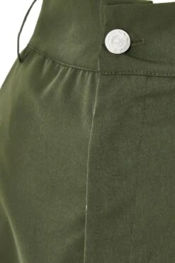 Khaki Zip Detail Cargo Trouser -Outlet Clothyne Store 00100038272 ZS