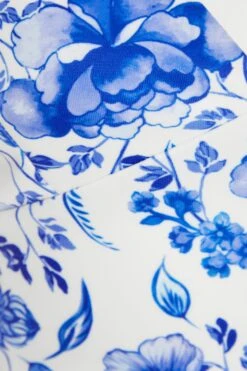 White Floral Crop Top -Outlet Clothyne Store 00100038278 ZS