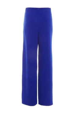 Royal Blue Button Palazzo Trousers -Outlet Clothyne Store 00100038281 ZB