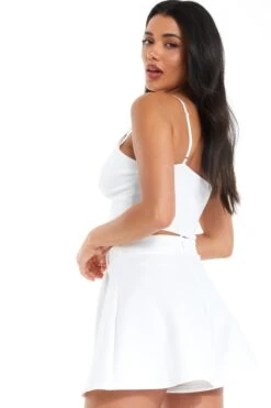 White Crop Top -Outlet Clothyne Store 00100038282 XB