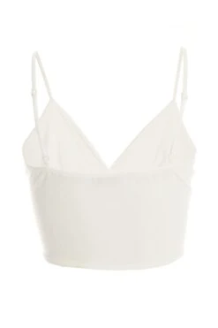 White Crop Top -Outlet Clothyne Store 00100038282 ZB