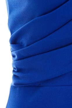 Royal Blue One Shoulder Bodycon Midi Dress -Outlet Clothyne Store 00100038306 ZS