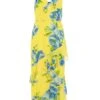 Yellow Floral Midaxi Dress
