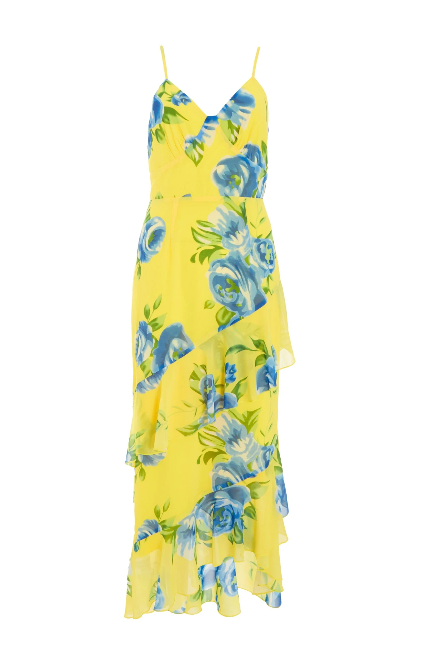 Yellow Floral Midaxi Dress 3 Yellow Floral Midaxi Dress
