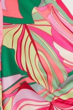 Pink Scarf Print Top -Outlet Clothyne Store 00100038369 ZS