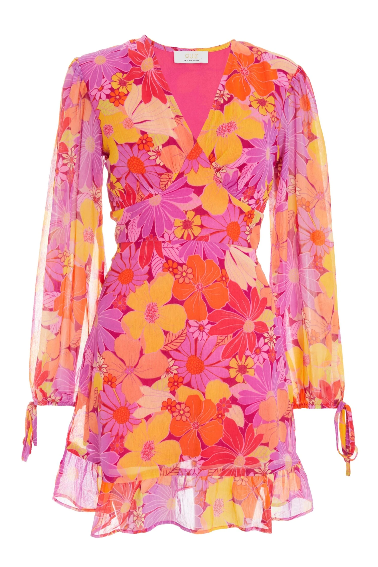 Pink Floral Skater Dress 3 Pink Floral Skater Dress