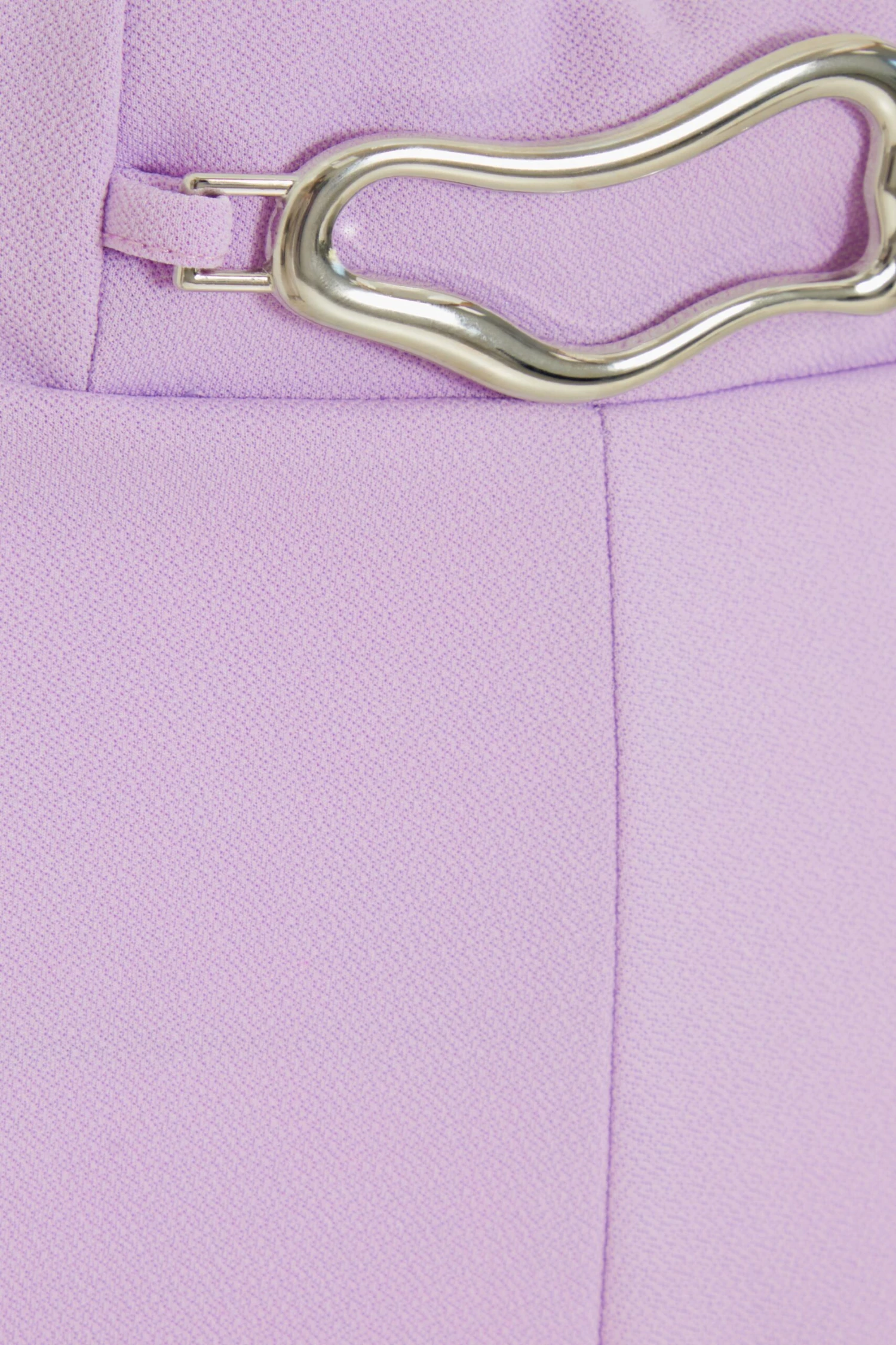 Lilac Buckle Detail High Waist Shorts 8 Lilac Buckle Detail High Waist Shorts - Image 6