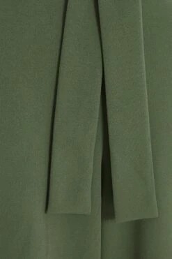 Khaki Wrap Tie Culotte Jumpsuit -Outlet Clothyne Store 00100038552 ZS