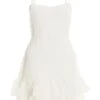 White Tie Back Skater Dress -Outlet Clothyne Store 00100038556 ZM