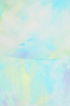 Blue Satin Smudge Print Playsuit -Outlet Clothyne Store 00100038599 ZS