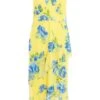 Curve Yellow Floral Midaxi Dress -Outlet Clothyne Store 00100038632 ZM