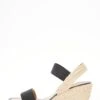 Black Low Wedge Sandals -Outlet Clothyne Store 00100038689 ZM