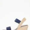 Navy Low Wedge Sandals 1 Navy Low Wedge Sandals -Outlet Clothyne Store 00100038692 ZM
