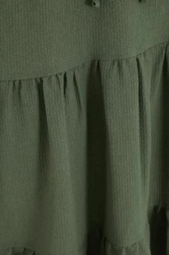 Khaki Wrap Mini Shirt Dress -Outlet Clothyne Store 00100038763 ZS