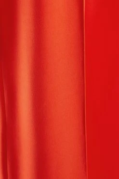 Orange Frill Sleeve Palazzo Jumpsuit -Outlet Clothyne Store 00100038772 ZS