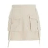 Stone Cargo Mini Skirt