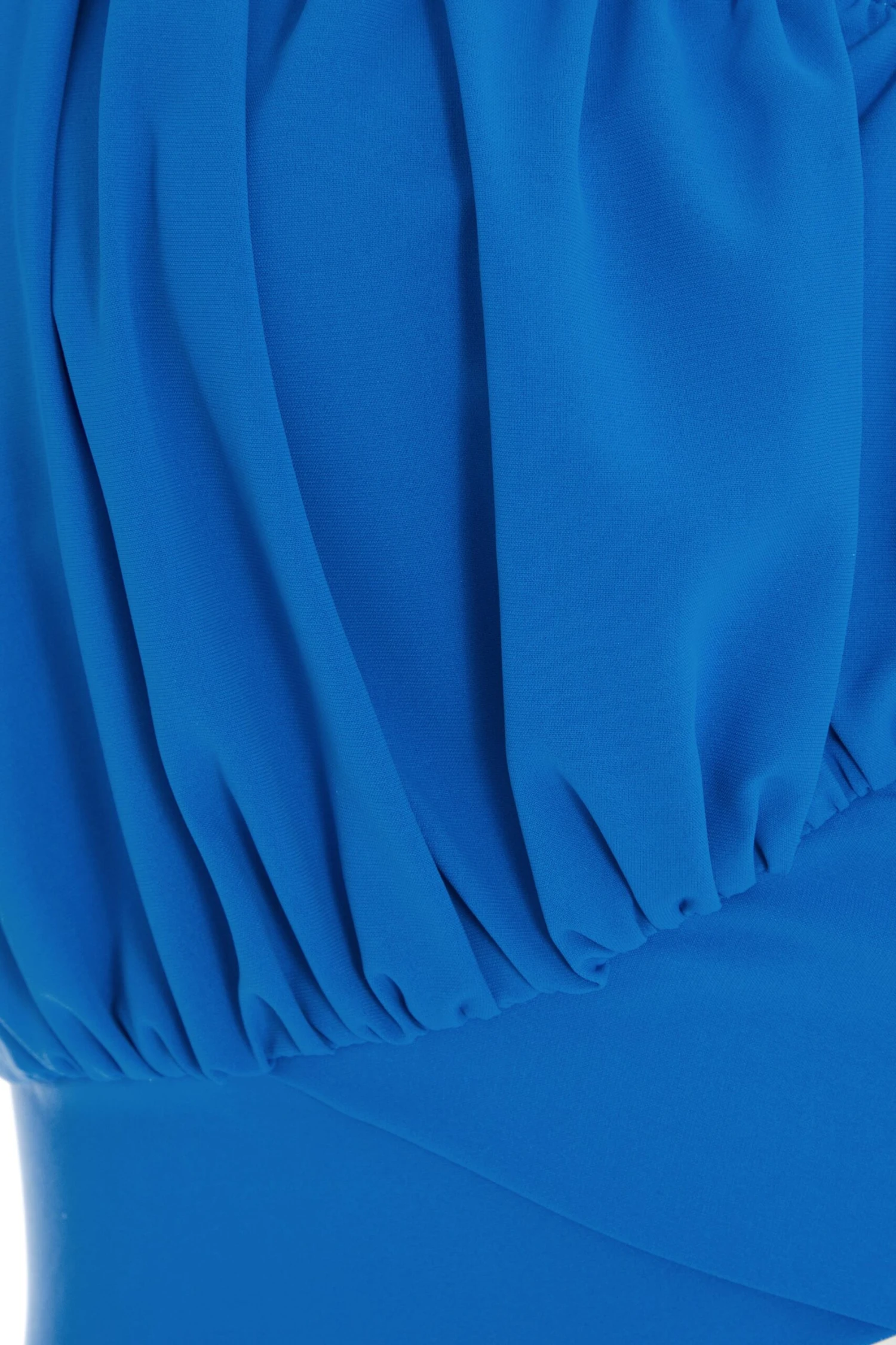 Blue Ruched Crop Top 8 Blue Ruched Crop Top - Image 6