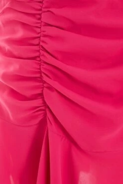 Pink Ruched Mini Skirt -Outlet Clothyne Store 00100038792 ZS