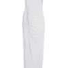 Silver Glitter Bardot Maxi Dress -Outlet Clothyne Store 00100038842 ZM