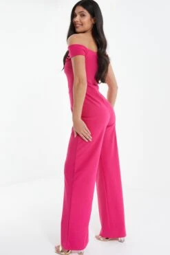 Pink Bardot Palazzo Jumpsuit -Outlet Clothyne Store 00100038883 XB