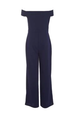Navy Bardot Palazzo Jumpsuit -Outlet Clothyne Store 00100038884 ZB