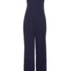Navy Bardot Palazzo Jumpsuit -Outlet Clothyne Store 00100038884 ZM