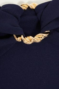 Navy Bardot Palazzo Jumpsuit -Outlet Clothyne Store 00100038884 ZS