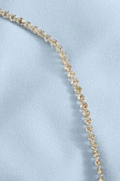 Blue Diamante Strap Wrap Top -Outlet Clothyne Store 00100038921 ZS