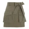 Khaki Cargo Mini Skirt -Outlet Clothyne Store 00100038977 ZM