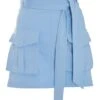 Blue Cargo Mini Skirt 2 Blue Cargo Mini Skirt -Outlet Clothyne Store 00100038978 ZM