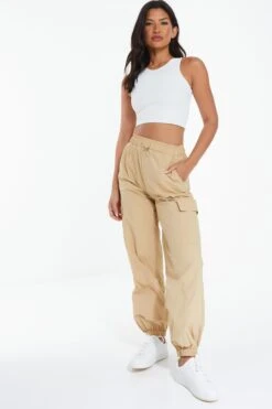 Camel Parachute Cargo Trouser -Outlet Clothyne Store 00100038980 XM
