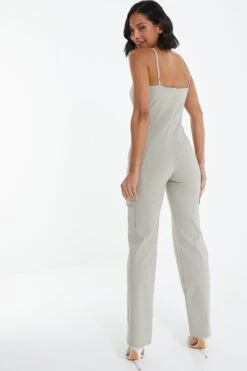 Stone Corset Cargo Jumpsuit -Outlet Clothyne Store 00100039054 XB
