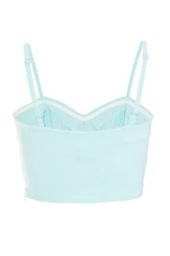 Mint Cropped Corset Top -Outlet Clothyne Store 00100039085 ZB