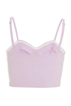 Lilac Cropped Corset Top 12 Lilac Cropped Corset Top -Outlet Clothyne Store 00100039086 ZB