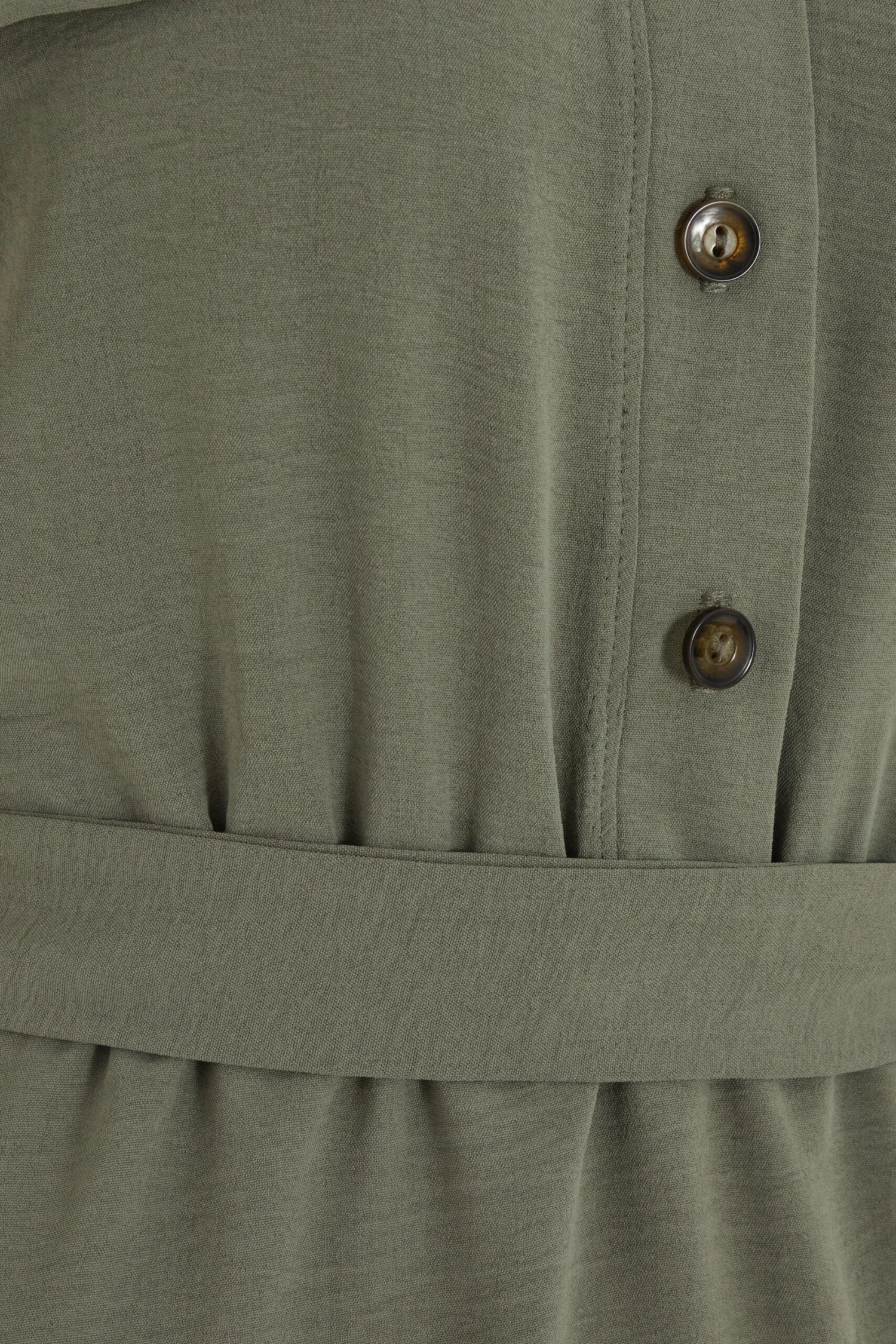 Khaki Shirt Midi Dress 8 Khaki Shirt Midi Dress - Image 6