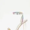 Multicoloured Diamante Clear Block Heeled Sandals -Outlet Clothyne Store 00100039191 ZM