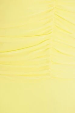 Yellow Ruched Bodysuit 13 Yellow Ruched Bodysuit -Outlet Clothyne Store 00100039268 ZS