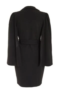 Black Cape Sleeve Midi Dress -Outlet Clothyne Store 00100039352 ZB
