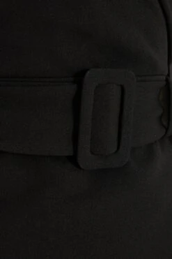 Black Cape Sleeve Midi Dress -Outlet Clothyne Store 00100039352 ZS