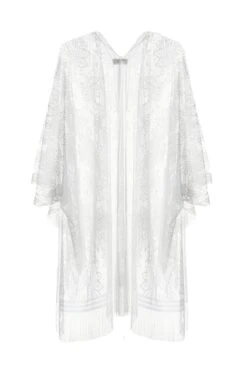 White Lace Kimono -Outlet Clothyne Store 00100039378 ZB
