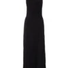 Petite Black Halterneck Textured Maxi Dress -Outlet Clothyne Store 00100039463 ZM