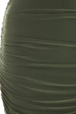 Khaki Knot Front Mini Dress 13 Khaki Knot Front Mini Dress -Outlet Clothyne Store 00100039469 ZS