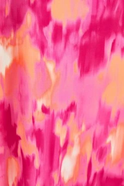 Pink Marble Tie Back Midi Dress -Outlet Clothyne Store 00100039473 ZS