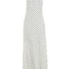 White Polka Dot Maxi Dress 2 White Polka Dot Maxi Dress -Outlet Clothyne Store 00100039506 ZM