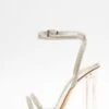 Wide Fit Silver Diamante Clear Heeled Sandals -Outlet Clothyne Store 00100039626 ZM